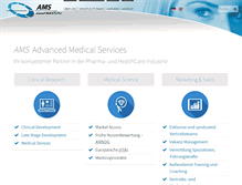 Tablet Screenshot of ams-europe.com